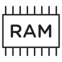 RAM memory icon