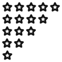 Rating star icon