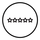 Rating star icon