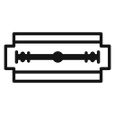 Razor blade icon