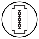 Razor blade icon