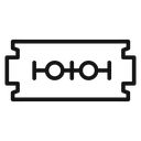 Razor blade icon