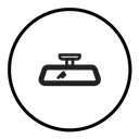Rear mirror icon