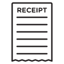 Receipt icon