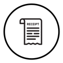 Receipt icon