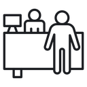 Reception desk 2 icon