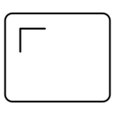 Rectangle panoramic 2 icon