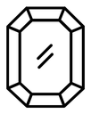 Rectangular Diamond icon