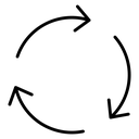 Recycle Circular Arrows icon