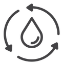 Recycle water icon