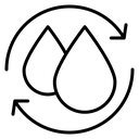 Recycle Water Drops icon