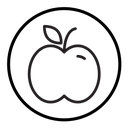 Red apple icon