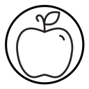 Red apple icon