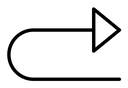 Redo Black Outline icon