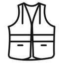 Reflective Police Vest icon