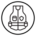 Reflective Police Vest icon