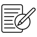 Registration paper icon