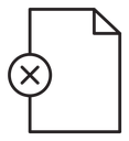 Remove file icon