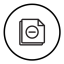 Remove file icon