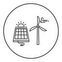 Renewable energy icon