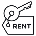 Rent key icon