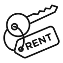 Rent key icon