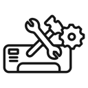 Repair air conditioner icon
