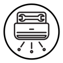 Repair air conditioner icon