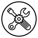 Repair Tools Wrench Gear icon