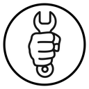 Repair Wrench Fist icon