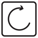 Repeat reload arrow icon