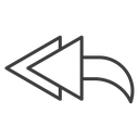 Reply all icon