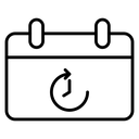 Reschedule icon