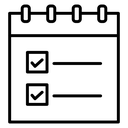 Reservation Calendar Checklist icon