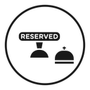Reservation table icon