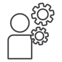 Resource Black Outline icon