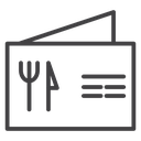 Restaurant card icon