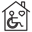 Retirement home icon