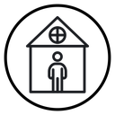 Retirement home icon