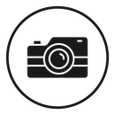 Retro camera icon