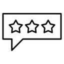 Review Star Speech Bubble icon
