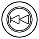 Rewind button icon