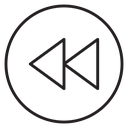 Rewind button icon