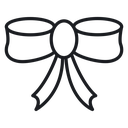 Ribbon bow 2 icon