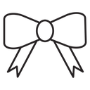 Ribbon bow icon