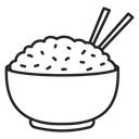 Rice bowl icon