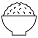 Rice bowl icon