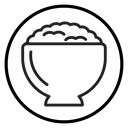 Rice bowl icon