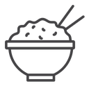 Rice bowl icon