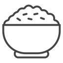 Rice bowl icon